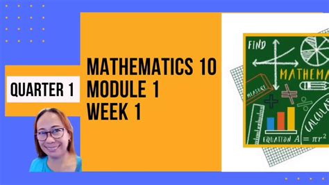 Quarter 1 Module 1 Week 1 .